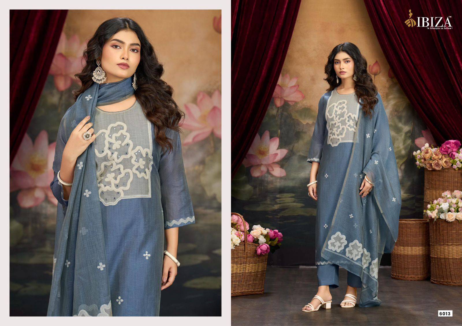 TOPAZ By IBIZA 6011 To 6014 Series Beautiful Festive Suits Stylish Colorful Fancy Casual Wear Cotton Digital Print Dresses At Wholesale Price